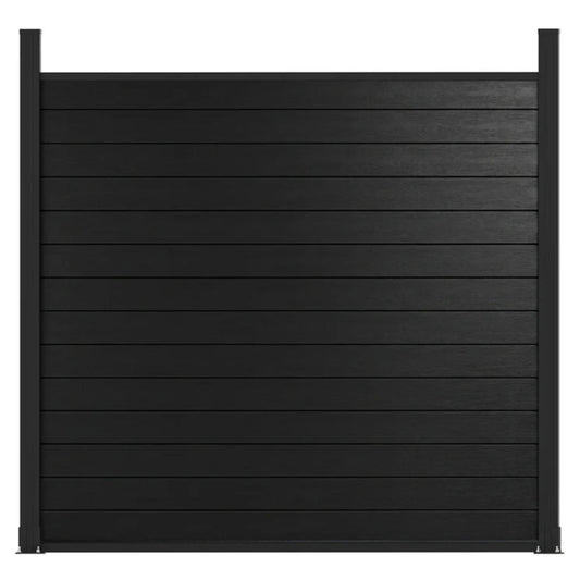 Black Aluminum Fence Panel