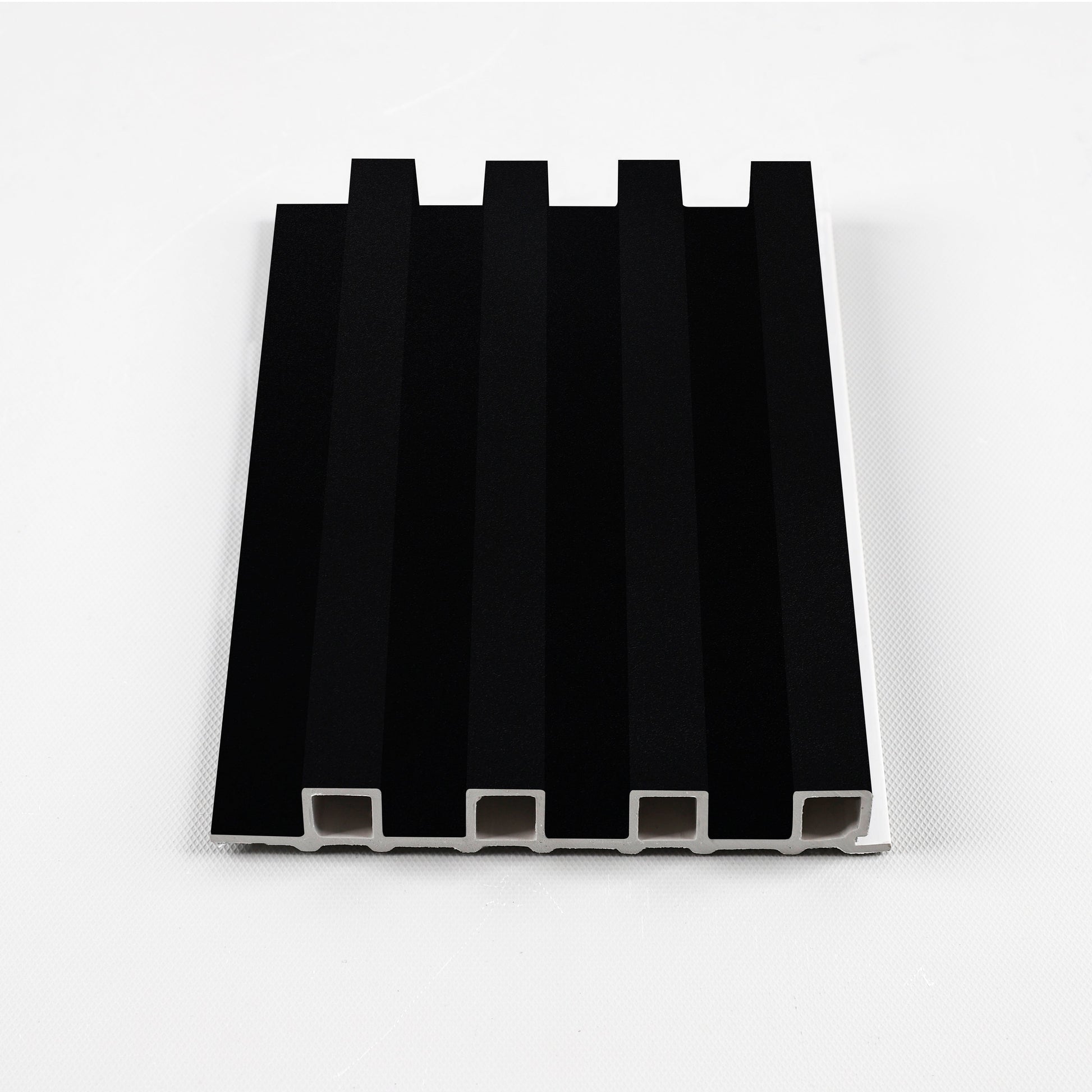Luxe Noir WPC Fluted 3D Wall Panels. Accel Distribution Inc