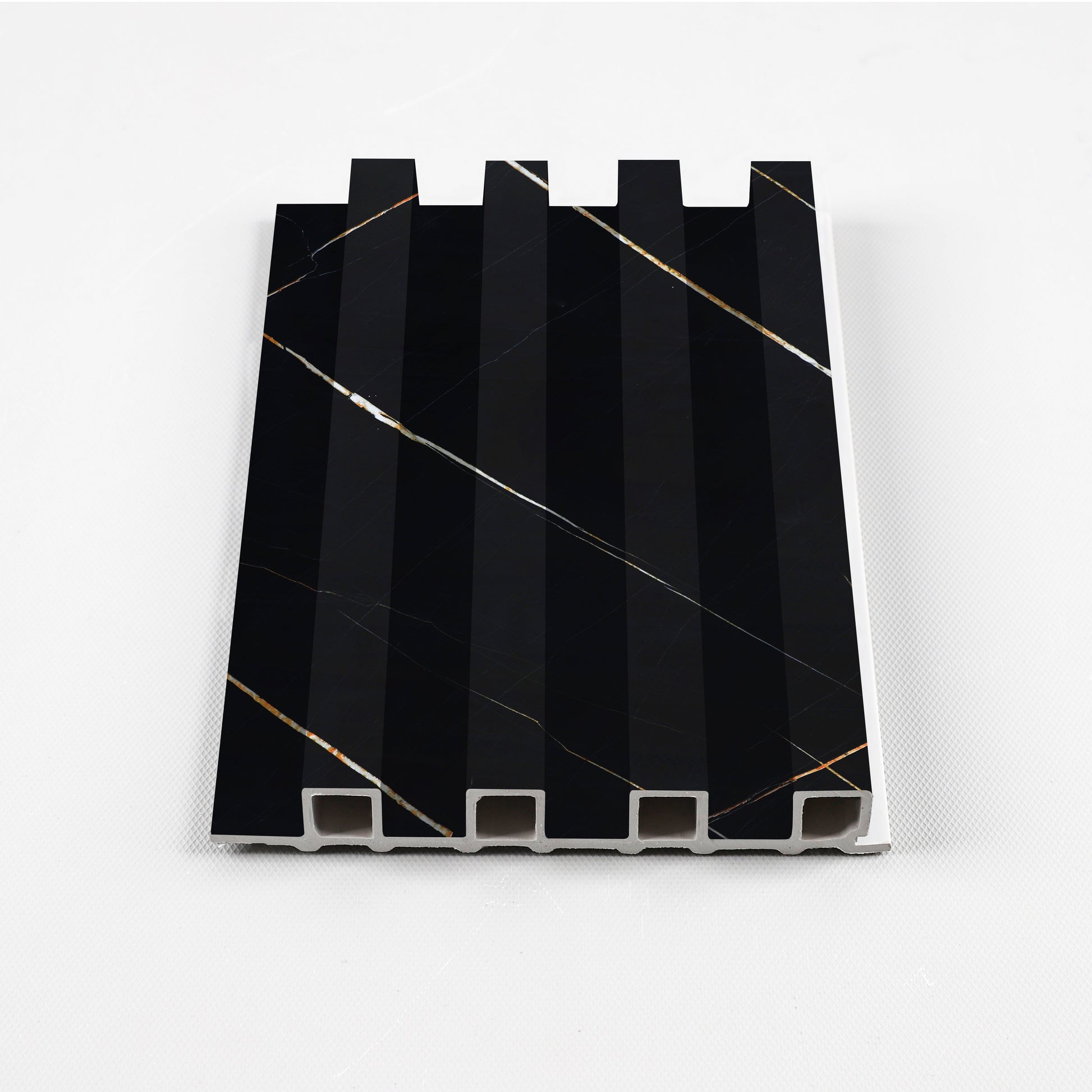 Noir Royale WPC Fluted 3D Wall Panels. Accel Distribution Inc
