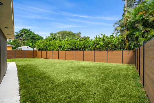 Composite Fence Co-Extrusion Wholesale Price -Walnut by Accel Distribution & Services