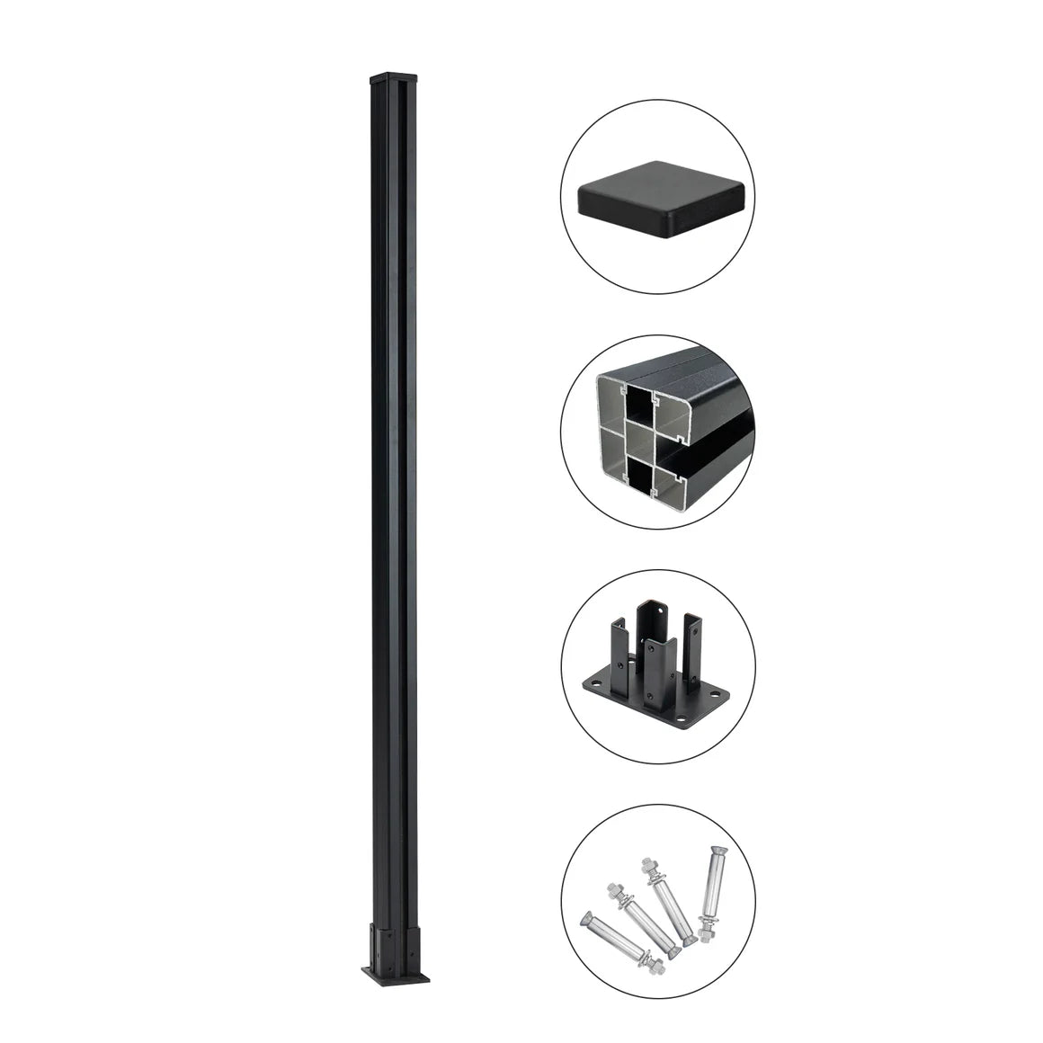 6 Ft Above Ground Fence Post