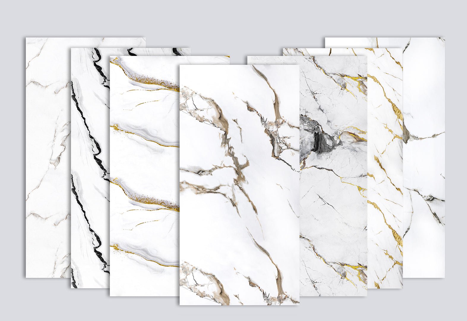 Calacatta Oro Gold Marble Panel
PVC Marble Wall Sheet 4x8 ft
Gold Vein Decorative Wall Panel
Waterproof Fireproof PVC Panel
UV Protected Marble Look Panels