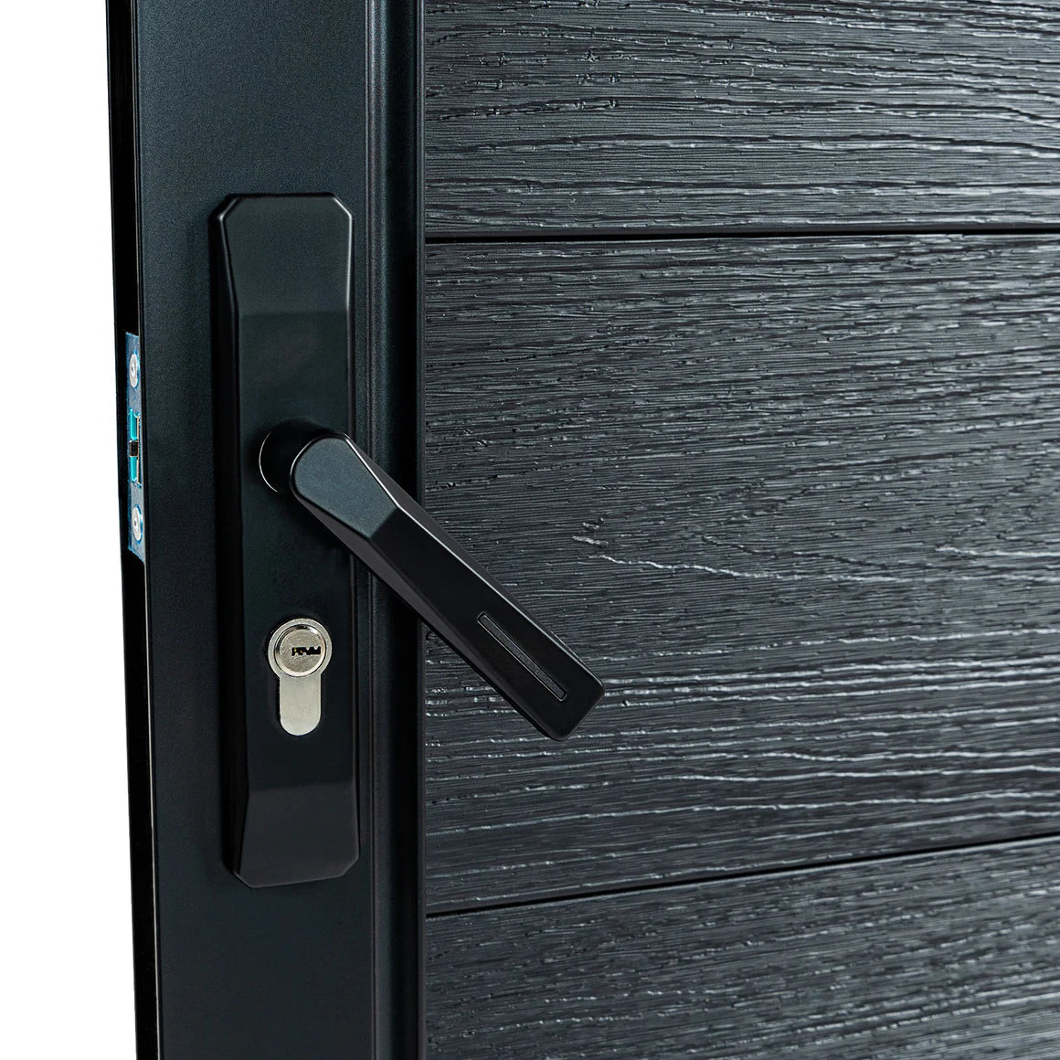 Composite Panel Fence Gate Dark Gray