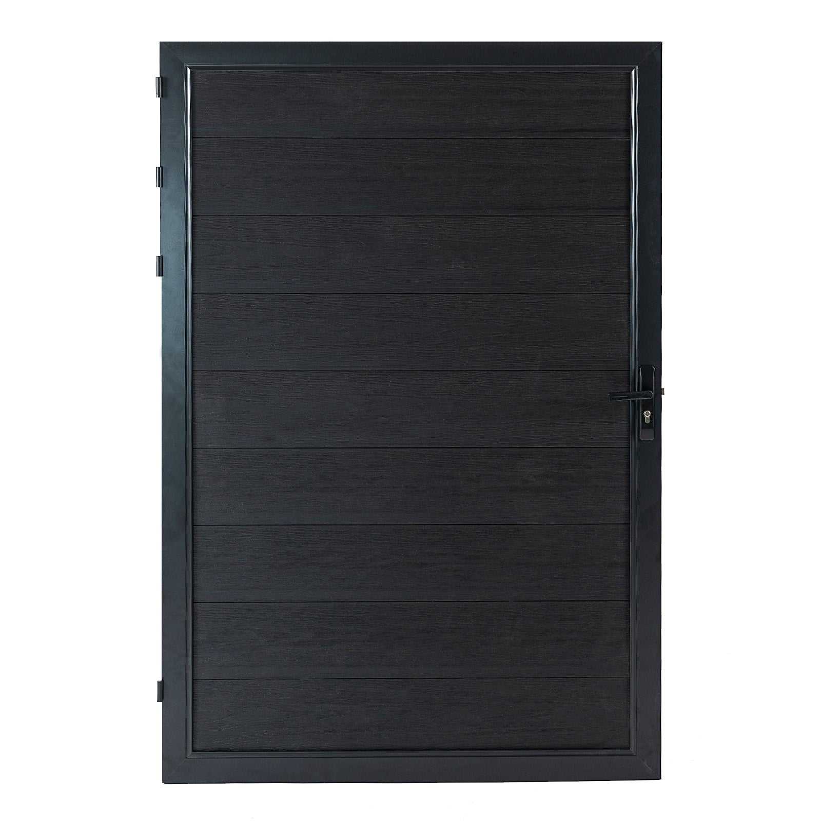 Composite Panel Fence Gate Gray