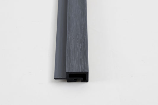 Premium composite cladding wide corner trim with a sleek wooden finish, ideal for NJ homes, durable and stylish.