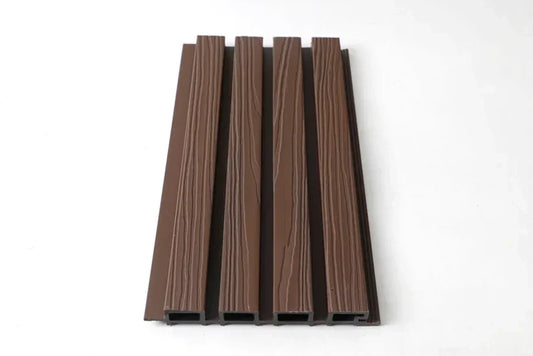 Dark Brown Composite Wide Exterior Cladding