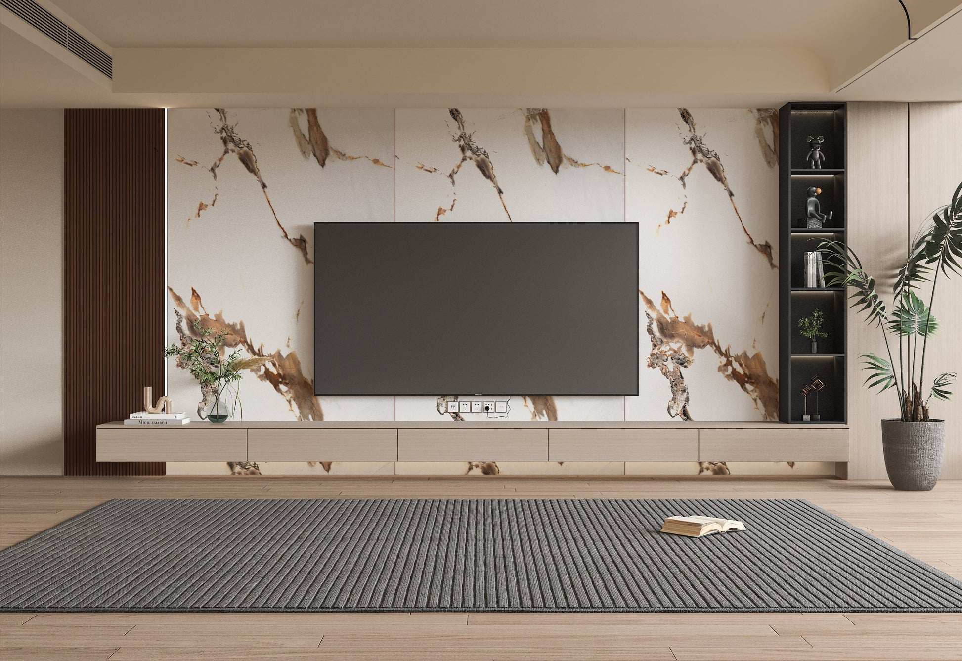 Ethereal Blush Marble UV Protected PVC Wall Panel - TV
Decorative Blush Marble Panel
UV Protected PVC Wall Covering