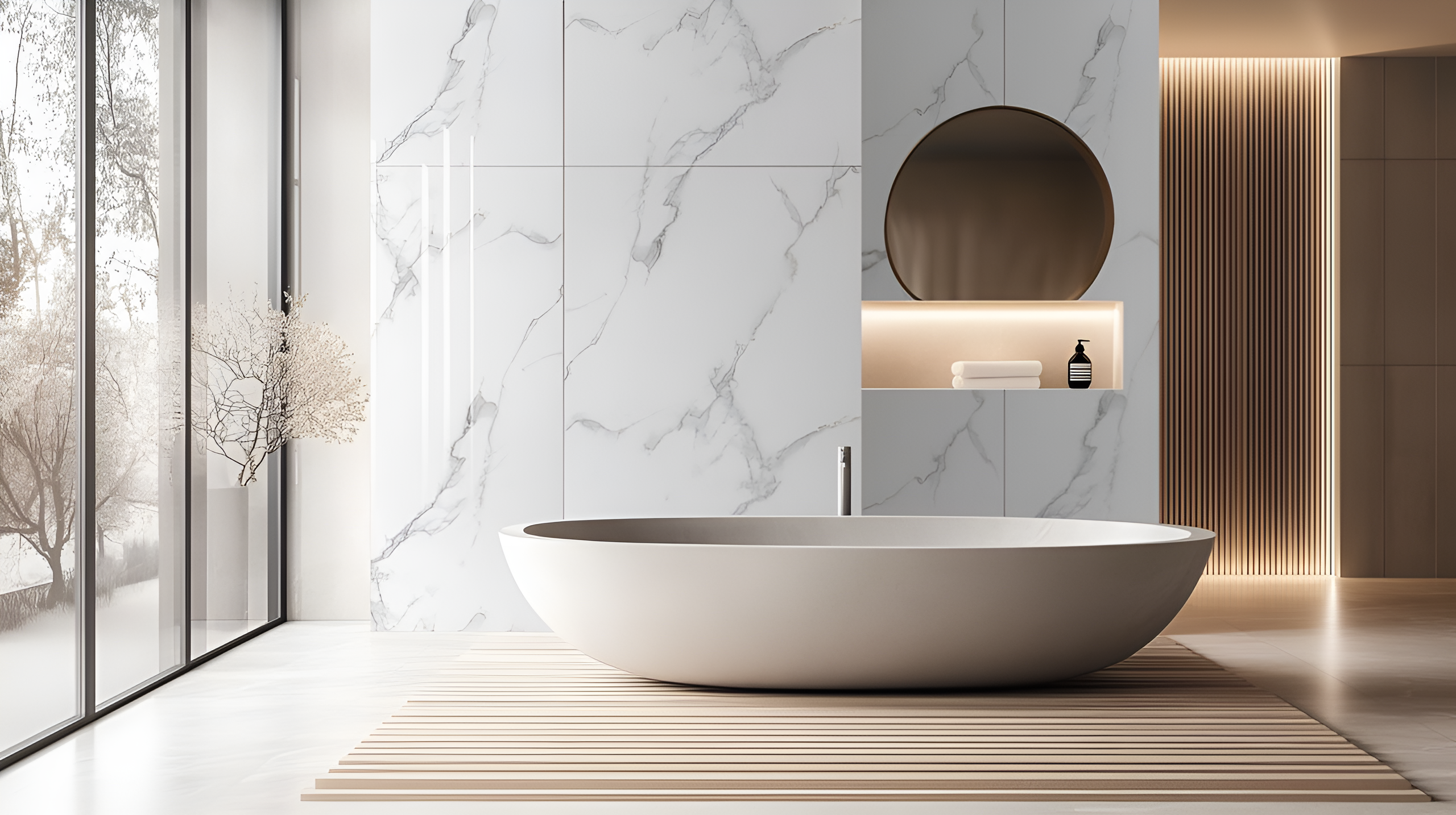 PVC Marble sheet Calacatta White Marble