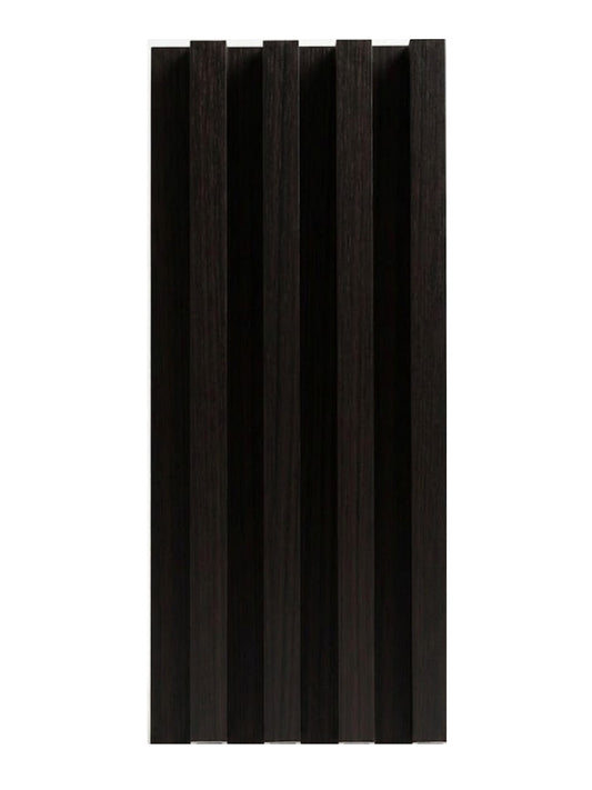 Walnut Ink Metallic WPC Fluted 3D Wall Panels | 42.9 sq. ft./Box