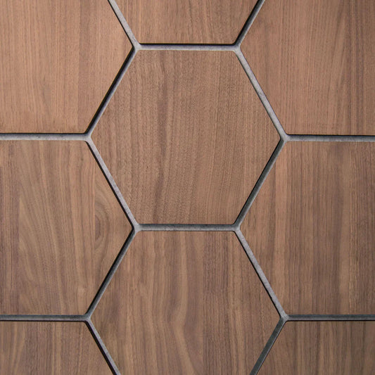 4-pack premium hexagon acoustic wall panels 0.9 inch thick