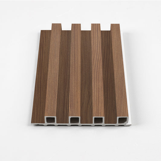 Midnight Elm WPC Fluted 3D Wall Panels. Accel Distribution Inc