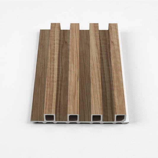 Rustic Maple WPC Fluted 3D Wall Panels. Accel Distribution Inc