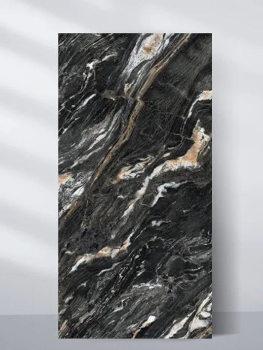 3D Doral Night Marble UV Protected PVC Wall Panel - 4x8 ft, Fireproof & Waterproof, (32 sq. ft)