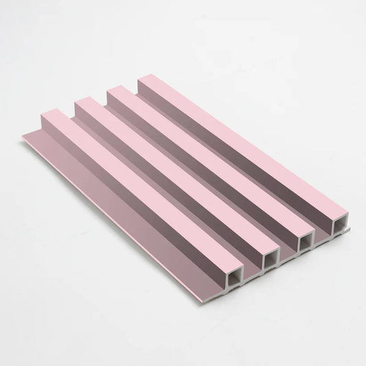 14-Pack Pink WPC Fluted 3D Wall Panels |  68 sq. ft./Box