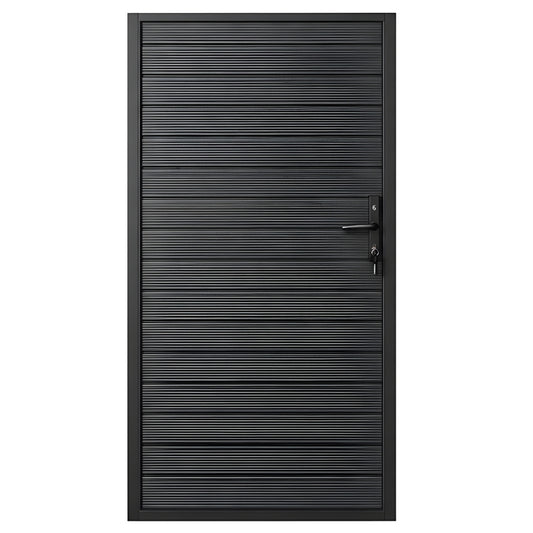 Aluminum Premium Fence Sing Gate (4ft x 6ft) – Modern, Heavy Duty, Full Privacy