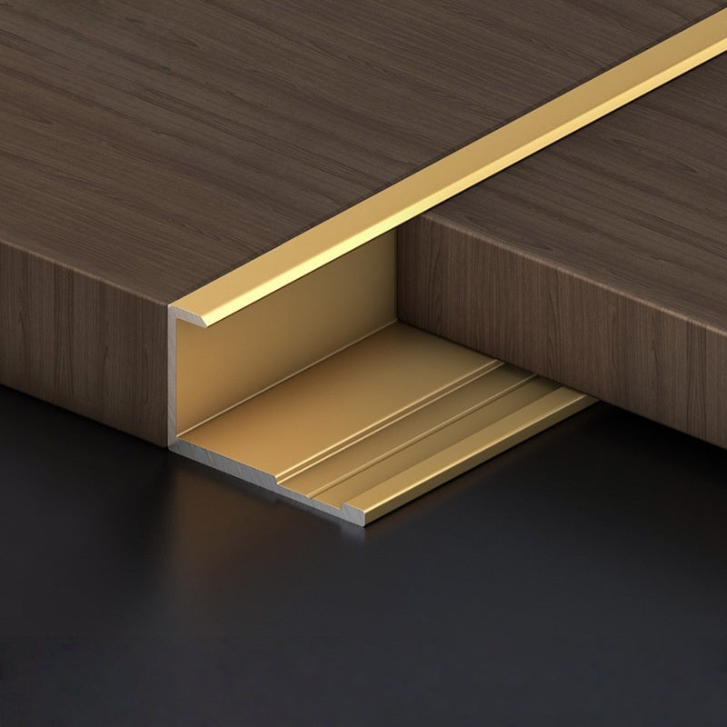 Aluminum Wall Panel Trim End Cap-Gold