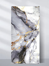 Blue Mist 4 x 8 ft PVC marble sheet with flowing white, gray, black, and gold veining