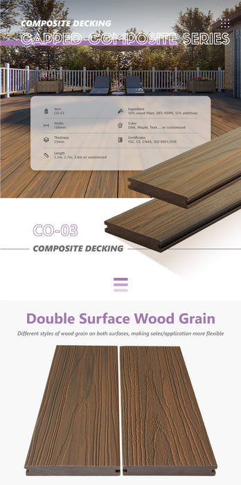 Solid Capped Composite Decking