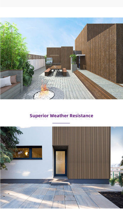 Capped Composite Wall Cladding