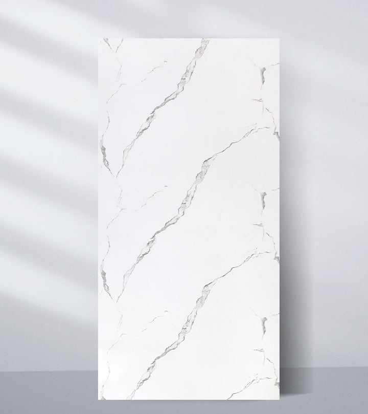 Calacatta White Marble PVC Wall Panel 4x8 ft Bulk Discounts – ACCEL INC