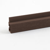 Premium composite cladding wide corner trim with a sleek wooden finish, ideal for NJ homes, durable and stylish.