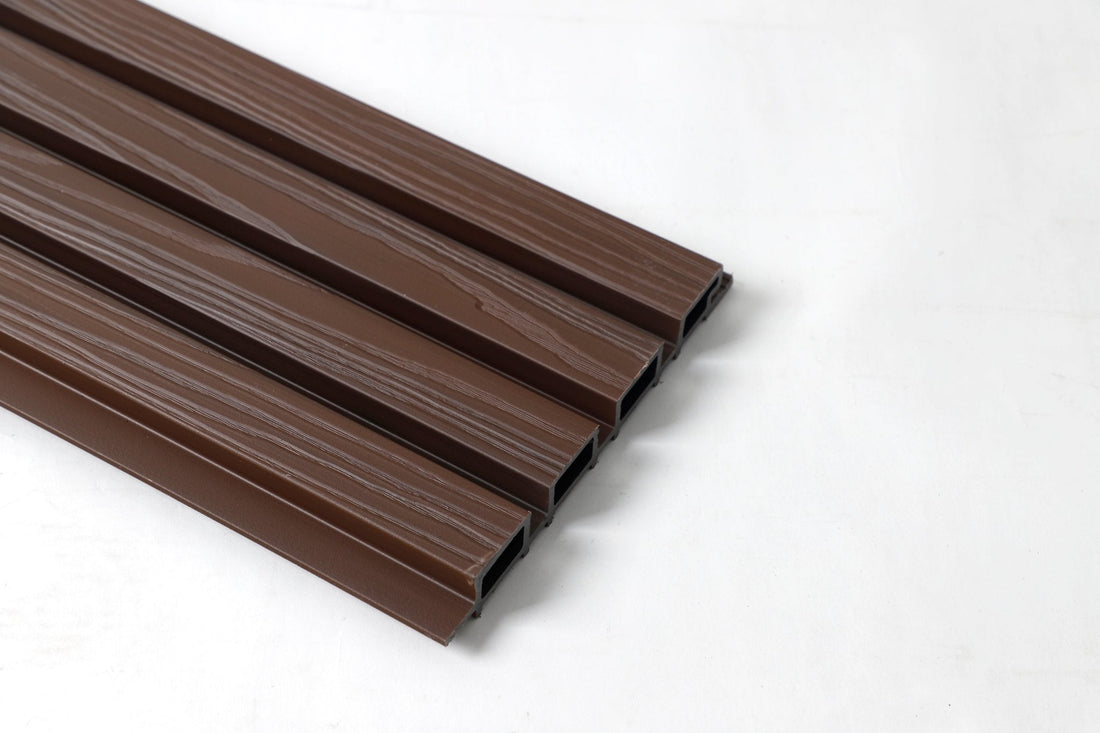 Dark Brown Composite Wide Exterior Cladding Panels | 32.6 Sq. Ft Per ...