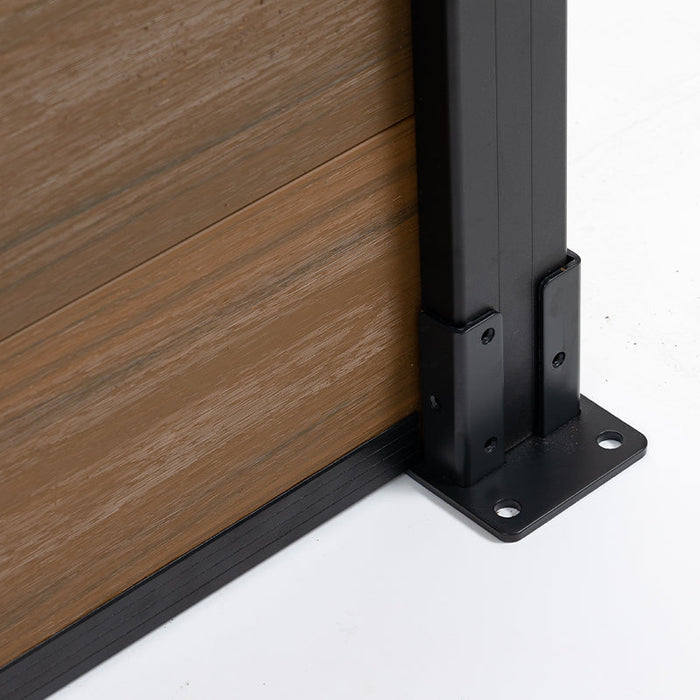 Composite  Fence Co-extrusion Walnut