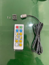 Remote control and wired touch switch for the LED recessed lighting kit, with mounting bracket and screws