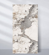 Pandora Granite wood veneer wall panel with white, gray, and warm brown stone-like veining