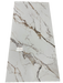 Gray-beige veined white marble PVC wall panel