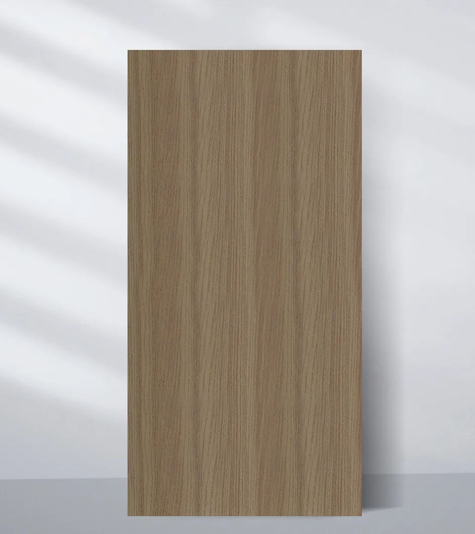 Royal Oak wood veneer panel with a natural vertical grain finish, shown as a full rectangular sheet