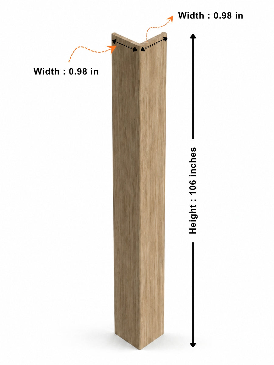 White Oak Trim 106 Inches