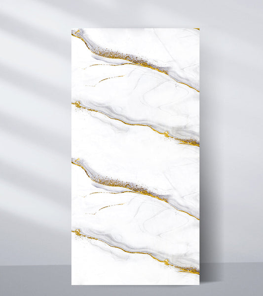 PVC Marble Sheet Accel Distribution Inc White Gold Royal Marble