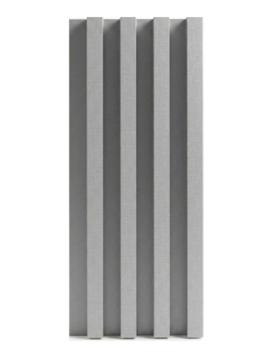 White linen WPC Fluted 3D Wall Panels |  42.9 sq. ft./Box