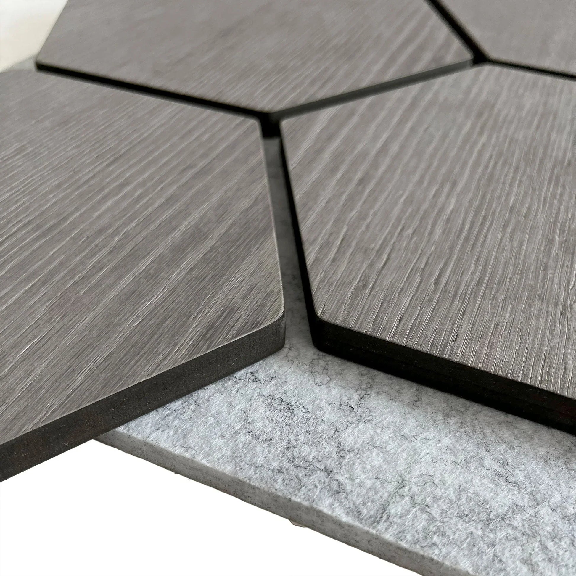 Stylish hexagon acoustic wall panels for modern interiors