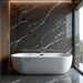 Dark gray marble PVC wall panel with UV protection