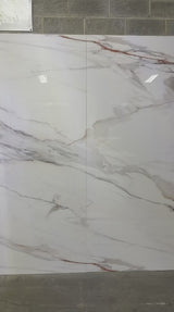 White Wave Azure 3D PVC marble sheets luxury wall cladding 32 sq ft