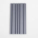 Gray WPC wall panel with striped texture